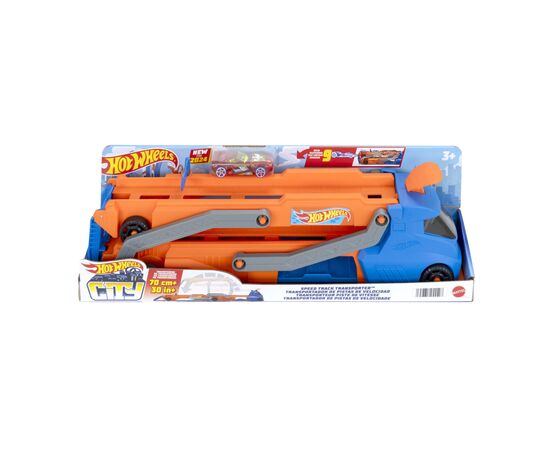 Игровой набор Hot Wheels Грузовик City Молниеносный автотранспортер (HYT83) Игровой набор Hot Wheels Грузовик City Молниеносный автотранспортер (HYT83)