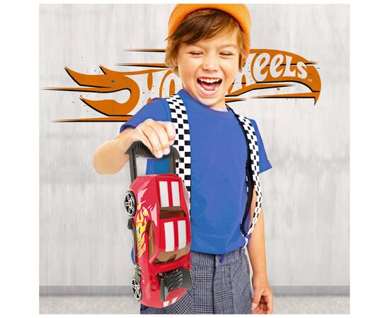 Игровой набор Hot Wheels Гоночный автомобиль-гараж Красный 2 в 1 (HWCC15R), изображение 5 Игровой набор Hot Wheels Гоночный автомобиль-гараж Красный 2 в 1 (HWCC15R), изображение 5