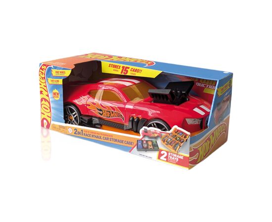 Игровой набор Hot Wheels Гоночный автомобиль-гараж Красный 2 в 1 (HWCC15R) Игровой набор Hot Wheels Гоночный автомобиль-гараж Красный 2 в 1 (HWCC15R)
