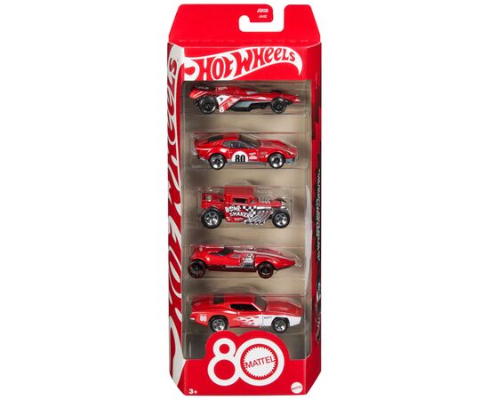 Машина Hot Wheels набор автомоделей 80 лет драйва Mattel (JGK08)