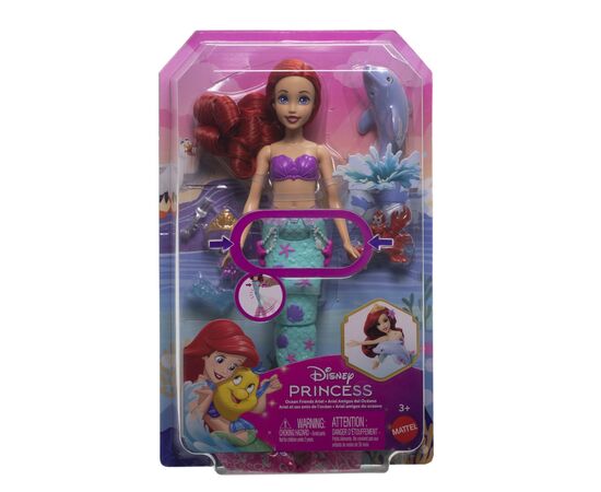 Кукла Disney Princess Подводные приключения Ариэль (JFC39), изображение 4 Кукла Disney Princess Подводные приключения Ариэль (JFC39), изображение 4
