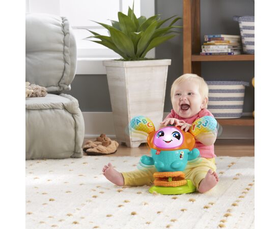 Интерактивная игрушка Fisher-Price Smart Stages Ди-Джей Стрибунец многоязычный (JLH74), изображение 3 Интерактивная игрушка Fisher-Price Smart Stages Ди-Джей Стрибунец многоязычный (JLH74), изображение 3