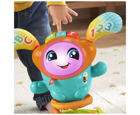 Интерактивная игрушка Fisher-Price Smart Stages Ди-Джей Стрибунец многоязычный (JLH74), изображение 4 Интерактивная игрушка Fisher-Price Smart Stages Ди-Джей Стрибунец многоязычный (JLH74), изображение 4
