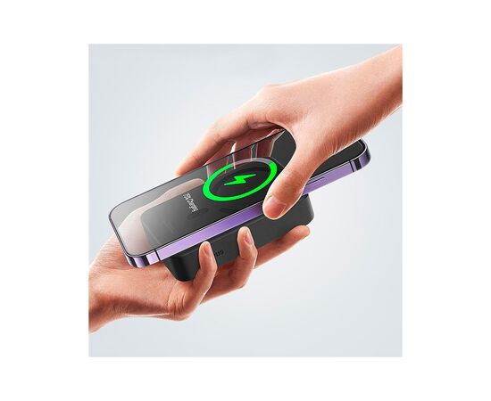 Батарея универсальная Baseus Magnetic Mini Wireless 20000mAh 20W, Black (PPCX150001), изображение 11 Батарея универсальная Baseus Magnetic Mini Wireless 20000mAh 20W, Black (PPCX150001), изображение 11