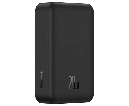 Батарея универсальная Baseus Magnetic Mini Wireless 20000mAh 20W, Black (PPCX150001), изображение 2 Батарея универсальная Baseus Magnetic Mini Wireless 20000mAh 20W, Black (PPCX150001), изображение 2
