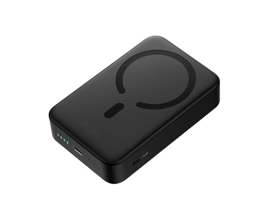 Батарея универсальная Baseus Magnetic Mini Wireless 20000mAh 20W, Black (PPCX150001), изображение 6 Батарея универсальная Baseus Magnetic Mini Wireless 20000mAh 20W, Black (PPCX150001), изображение 6