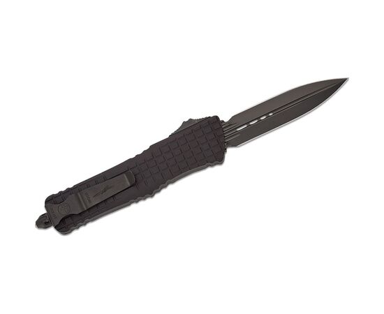 Ніж Microtech Combat Troodon Delta OTF, Fluted DLC, чорний (142-1CT-DSH), зображення 2 Ніж Microtech Combat Troodon Delta OTF, Fluted DLC, чорний (142-1CT-DSH), зображення 2