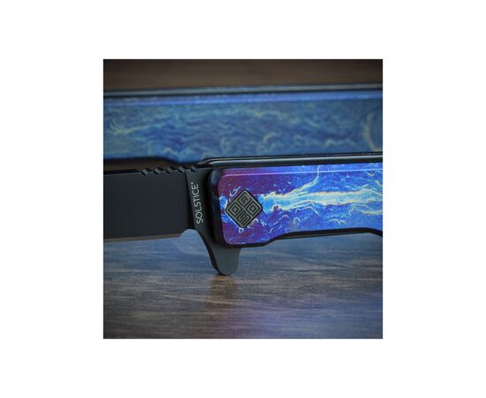 Нож Ocaso Solstice, Anodized titanium, Black (10DBB), изображение 4 Нож Ocaso Solstice, Anodized titanium, Black (10DBB), изображение 4