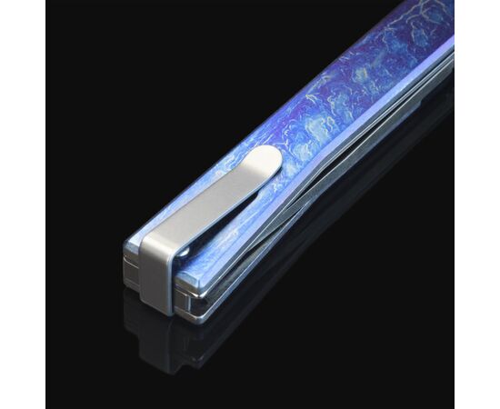 Нож Ocaso Solstice, Anodized titanium, Satin (10DBS), изображение 5 Нож Ocaso Solstice, Anodized titanium, Satin (10DBS), изображение 5