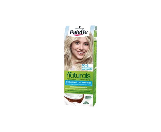 Краска для волос Palette Naturals без аммиака 10-2 Холодный блондин (3838824171180)