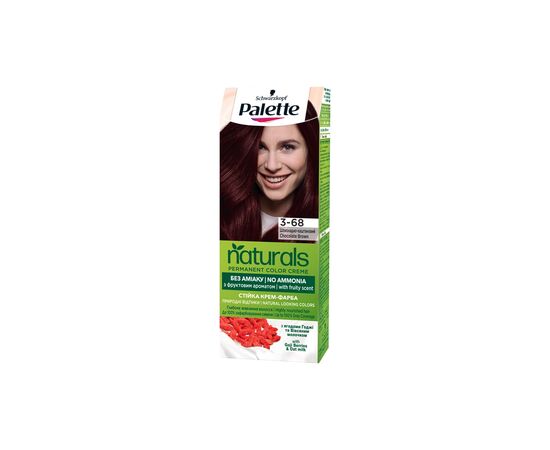 Краска для волос Palette Naturals без аммиака 3-68 Шоколадно-каштановый (3838824171548)