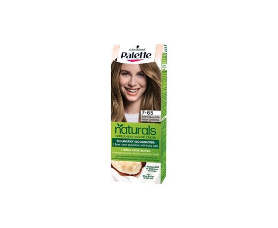 Краска для волос Palette Naturals без аммиака 7-65 Золотистый средне-русый (9000101689624)