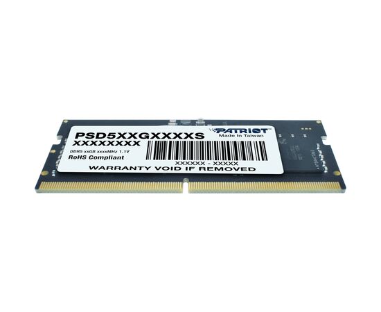 Модуль памяти для ноутбука SoDIMM DDR5 32GB 5600 MHz Signature Line Patriot (PSD532G56002S) Модуль памяти для ноутбука SoDIMM DDR5 32GB 5600 MHz Signature Line Patriot (PSD532G56002S)