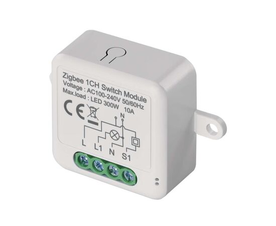 Модуль управления умным домом EMOS H5101 ZigBee 3.0 1-Channel (H5101), изображение 5 Модуль управления умным домом EMOS H5101 ZigBee 3.0 1-Channel (H5101), изображение 5