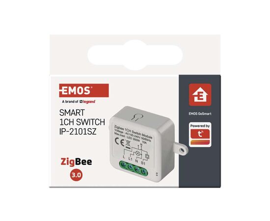 Модуль управления умным домом EMOS H5101 ZigBee 3.0 1-Channel (H5101), изображение 9 Модуль управления умным домом EMOS H5101 ZigBee 3.0 1-Channel (H5101), изображение 9