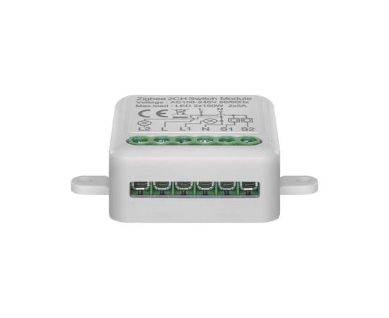 Модуль управления умным домом EMOS H5102 ZigBee 3.0 2-Channel (H5102), изображение 6 Модуль управления умным домом EMOS H5102 ZigBee 3.0 2-Channel (H5102), изображение 6