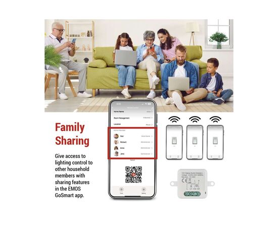 Модуль управления умным домом EMOS H5103 ZigBee 3.0 1-Channel (H5103), изображение 12 Модуль управления умным домом EMOS H5103 ZigBee 3.0 1-Channel (H5103), изображение 12