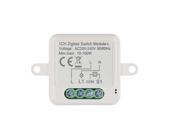 Модуль управления умным домом EMOS H5103 ZigBee 3.0 1-Channel (H5103), изображение 2 Модуль управления умным домом EMOS H5103 ZigBee 3.0 1-Channel (H5103), изображение 2