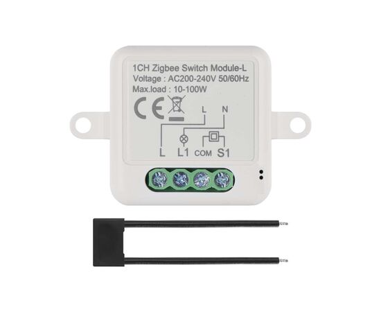 Модуль управления умным домом EMOS H5103 ZigBee 3.0 1-Channel (H5103), изображение 7 Модуль управления умным домом EMOS H5103 ZigBee 3.0 1-Channel (H5103), изображение 7