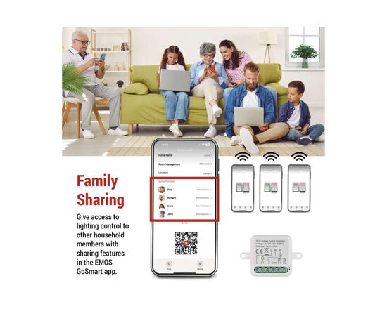 Модуль управления умным домом EMOS H5104 ZigBee 3.0 2-Channel (H5104), изображение 10 Модуль управления умным домом EMOS H5104 ZigBee 3.0 2-Channel (H5104), изображение 10