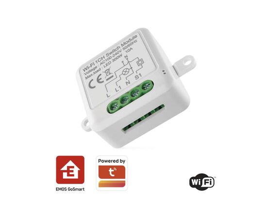Модуль управления умным домом EMOS H5105 WiFi 1-Channel (H5105), изображение 8 Модуль управления умным домом EMOS H5105 WiFi 1-Channel (H5105), изображение 8