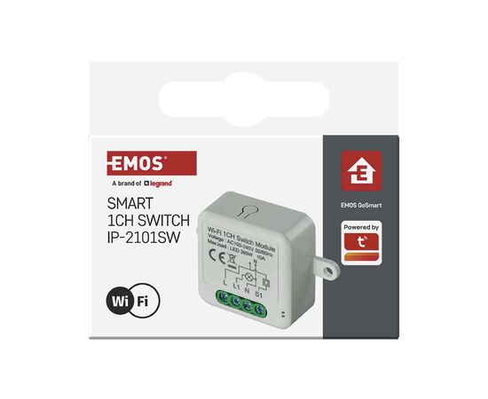 Модуль управления умным домом EMOS H5105 WiFi 1-Channel (H5105), изображение 9 Модуль управления умным домом EMOS H5105 WiFi 1-Channel (H5105), изображение 9