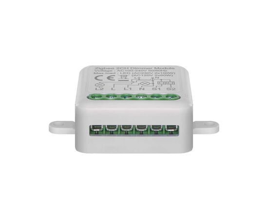 Модуль управления умным домом EMOS H5108 ZigBee 3.0 2-Channel Dimmer (H5108), изображение 6 Модуль управления умным домом EMOS H5108 ZigBee 3.0 2-Channel Dimmer (H5108), изображение 6