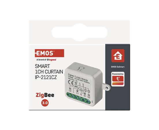 Модуль управления умным домом EMOS H5109 Smart Motor Control ZigBee 3.0 Single Channel (H5109), изображение 10 Модуль управления умным домом EMOS H5109 Smart Motor Control ZigBee 3.0 Single Channel (H5109), изображение 10