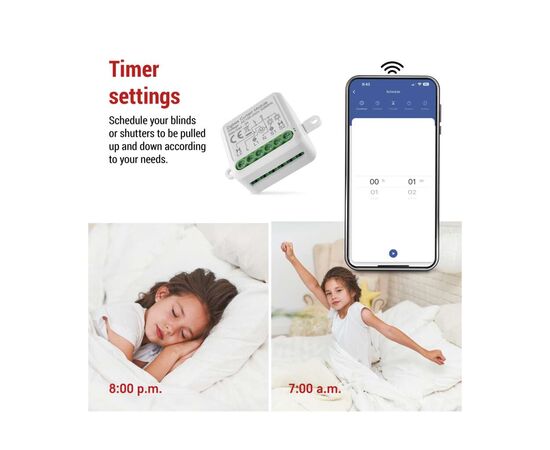 Модуль управления умным домом EMOS H5109 Smart Motor Control ZigBee 3.0 Single Channel (H5109), изображение 12 Модуль управления умным домом EMOS H5109 Smart Motor Control ZigBee 3.0 Single Channel (H5109), изображение 12