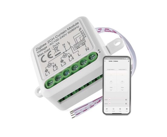 Модуль управления умным домом EMOS H5110 Smart Motor Control ZigBee 3.0 Dual-Channel (H5110) Модуль управления умным домом EMOS H5110 Smart Motor Control ZigBee 3.0 Dual-Channel (H5110)
