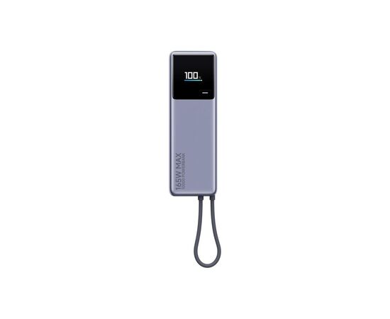Батарея универсальная Xiaomi 10000mAh 165W Integrated Cable grey (BHR9361GL), изображение 2 Батарея универсальная Xiaomi 10000mAh 165W Integrated Cable grey (BHR9361GL), изображение 2