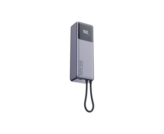Батарея универсальная Xiaomi 10000mAh 165W Integrated Cable grey (BHR9361GL), изображение 4 Батарея универсальная Xiaomi 10000mAh 165W Integrated Cable grey (BHR9361GL), изображение 4