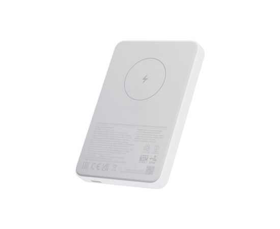 Батарея универсальная Xiaomi 5000mAh Magnetic 7.5W white (BHR9303GL), изображение 4 Батарея универсальная Xiaomi 5000mAh Magnetic 7.5W white (BHR9303GL), изображение 4