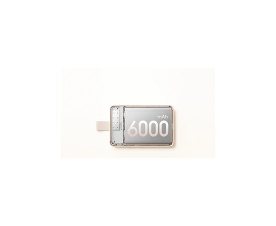 Батарея универсальная Xiaomi 6000mAh 15W Magnetic Power Bank GL white (BHR9074GL), изображение 9 Батарея универсальная Xiaomi 6000mAh 15W Magnetic Power Bank GL white (BHR9074GL), изображение 9