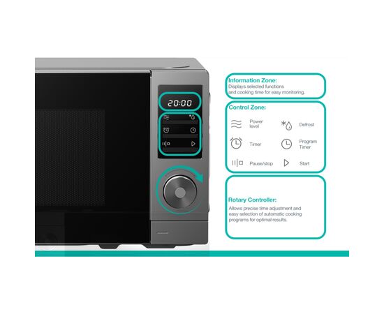 Микроволновая печь Gorenje MO20A3T4, изображение 4 Микроволновая печь Gorenje MO20A3T4, изображение 4