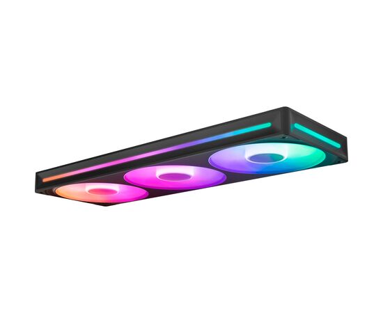 Кулер для корпуса NZXT F360 RGB Core Fan (Single Frame) - Black (RF-U36HF-B1), изображение 3 Кулер для корпуса NZXT F360 RGB Core Fan (Single Frame) - Black (RF-U36HF-B1), изображение 3