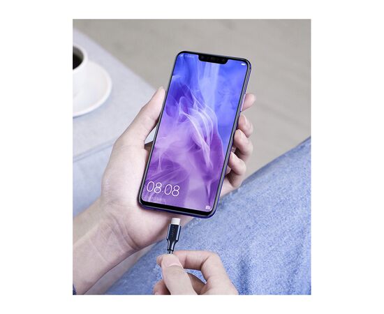 Дата кабель USB 2.0 AM to USB-C 0.5m 3.0A (18W) Nickel Plating US287 Black Ugreen (60115), изображение 2 Дата кабель USB 2.0 AM to USB-C 0.5m 3.0A (18W) Nickel Plating US287 Black Ugreen (60115), изображение 2