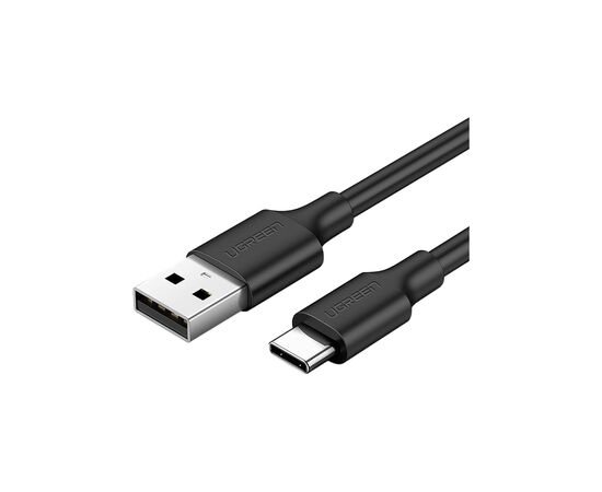 Дата кабель USB 2.0 AM to USB-C 0.5m 3.0A (18W) Nickel Plating US287 Black Ugreen (60115) Дата кабель USB 2.0 AM to USB-C 0.5m 3.0A (18W) Nickel Plating US287 Black Ugreen (60115)