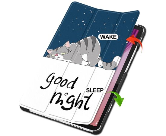 Чохол до планшета BeCover Smart Case Lenovo Tab One / Tab K9 8.7" 2025 (TB305XU/FU) Good Night (713748), зображення 6 Чохол до планшета BeCover Smart Case Lenovo Tab One / Tab K9 8.7" 2025 (TB305XU/FU) Good Night (713748), зображення 6