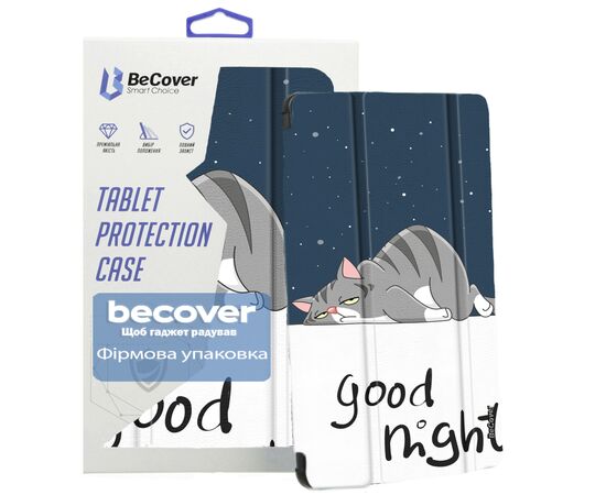 Чохол до планшета BeCover Smart Case Lenovo Tab One / Tab K9 8.7" 2025 (TB305XU/FU) Good Night (713748), зображення 7 Чохол до планшета BeCover Smart Case Lenovo Tab One / Tab K9 8.7" 2025 (TB305XU/FU) Good Night (713748), зображення 7