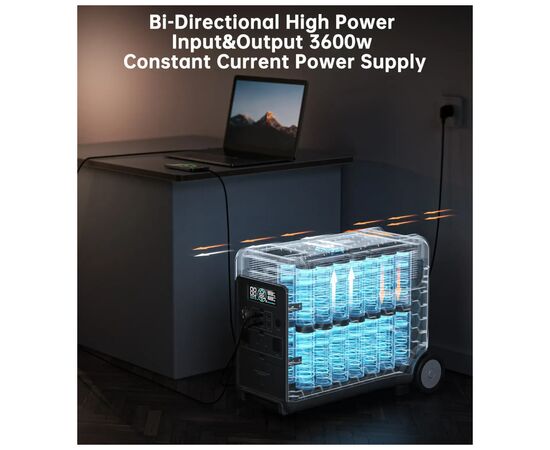 Зарядна станція Choetech BS066 3600W, 3840Wh (BS066-Main), зображення 10 Зарядна станція Choetech BS066 3600W, 3840Wh (BS066-Main), зображення 10