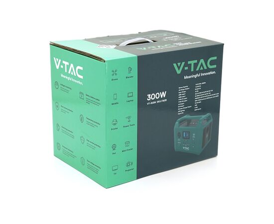 Зарядна станція V-TAC 300W 288Wh (VT-303N), зображення 6 Зарядна станція V-TAC 300W 288Wh (VT-303N), зображення 6