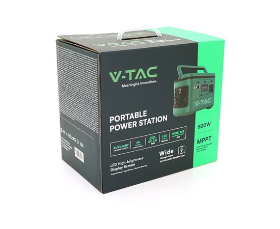 Зарядная станция V-TAC 500W, 568Wh (VT-606), изображение 7 Зарядная станция V-TAC 500W, 568Wh (VT-606), изображение 7