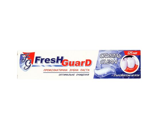 Зубная паста Fresh Guard Crystal Clean 125 мл (3800031756047) Зубная паста Fresh Guard Crystal Clean 125 мл (3800031756047)