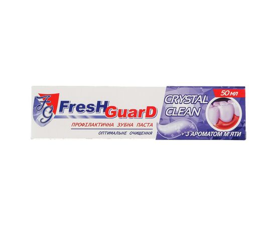Зубная паста Fresh Guard Crystal Clean 50 мл (3800031751998) Зубная паста Fresh Guard Crystal Clean 50 мл (3800031751998)