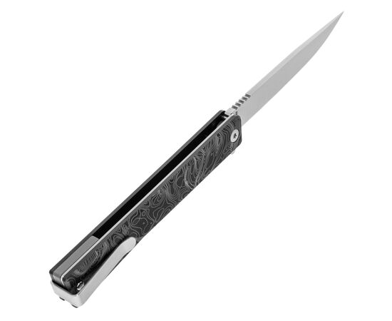 Нож Ocaso Solstice, Engraved titanium, Topo Pattern, Satin (10ETS), изображение 8 Нож Ocaso Solstice, Engraved titanium, Topo Pattern, Satin (10ETS), изображение 8