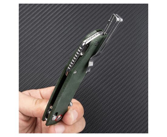 Нож SRM Asika, Sandvik 14C28N, мікарта, зелений (411L-MG), изображение 10 Нож SRM Asika, Sandvik 14C28N, мікарта, зелений (411L-MG), изображение 10