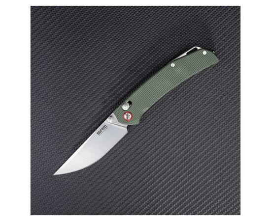 Нож SRM Asika, Sandvik 14C28N, мікарта, зелений (411L-MG), изображение 7 Нож SRM Asika, Sandvik 14C28N, мікарта, зелений (411L-MG), изображение 7