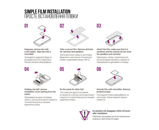 Пленка защитная Armorstandart hydrogel Anti-Blue ZTE Nubia Neo 3 GT 5G (ARM88890), изображение 6