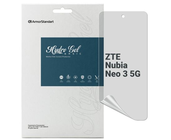Пленка защитная Armorstandart hydrogel Matte ZTE Nubia Neo 3 5G (ARM88885)